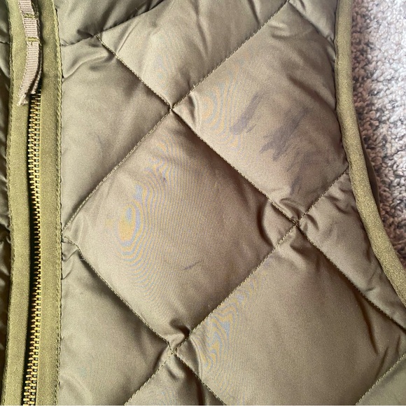 J.Crew Olive Quilted Puffer Vest - Picture 3 of 8